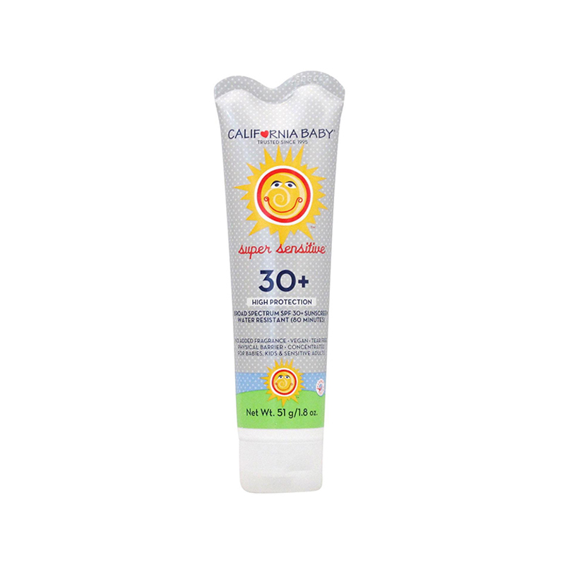 原装进口美国 CaliforniaBaby加州宝宝 儿童成人防晒霜SPF30 无香型 51g高清大图