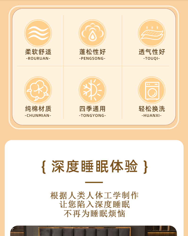 三水依梦 立体阳绒被 220*240cm 条高清大图
