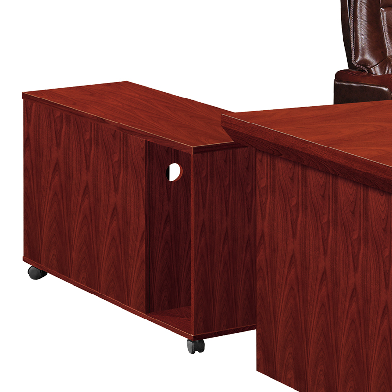 中豫鑫泽 ZYXZ4052225 油漆家具老板桌大班台办公桌主管经理桌含副柜 1.8米高清大图