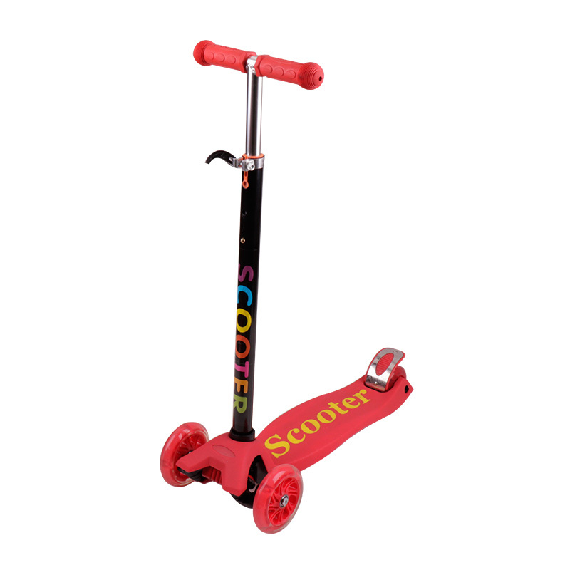 吉娅乔ghiaccio儿童滑板车368岁小孩四轮闪光滑滑车玩具硅胶镶嵌儿童