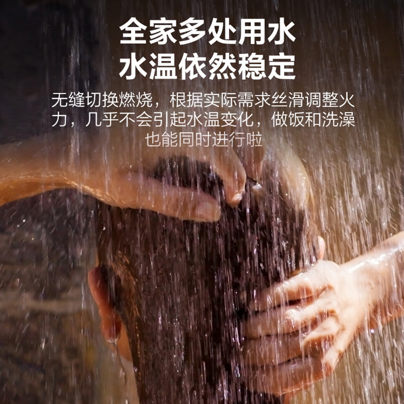 能率(NORITZ) 16升燃气热水器 全屋恒温巡航 多点用水恒温 低水压启动 天然气强排式 16EA2FEX 高端防冻