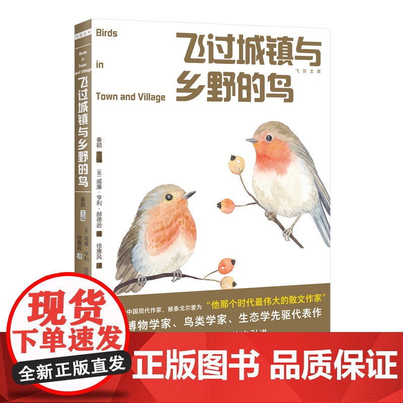 飞过城镇与乡野的鸟 鸟类学家赫德逊观鸟代表作 经典自然文学散文集 花城出版社正版书籍高清大图