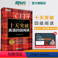 [正版] 十天突破英语四级阅读专项训练 备考2024年12月4级cet4考试英语真题详解试卷模拟 搭翻译听力写作四级词