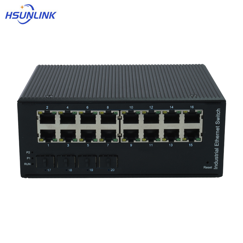 HSUNLINK 光口交换机 HS-16*4Gigabit 台