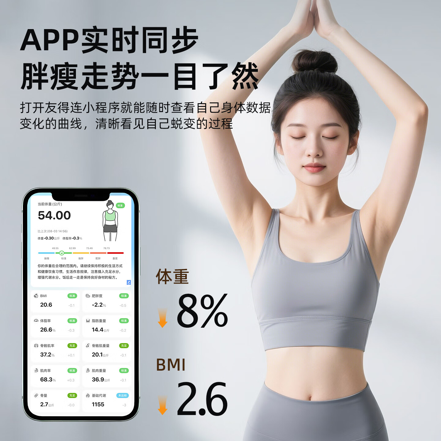 匹克智能体脂秤高清大图