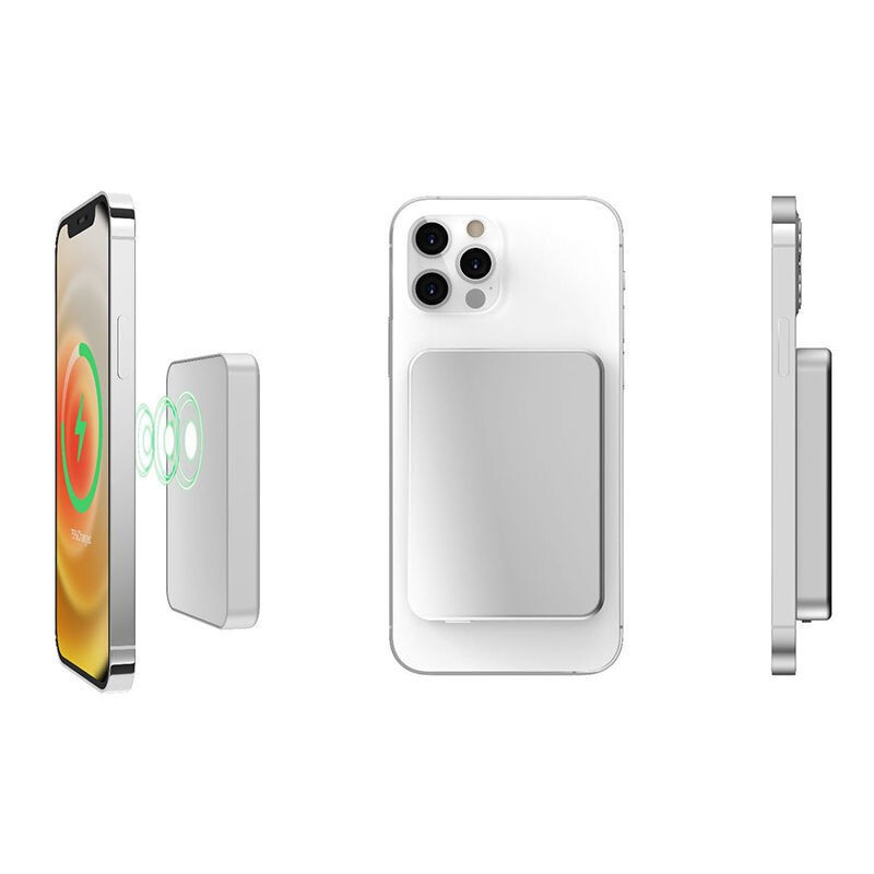 韩慕尚 适用苹果12magsafe磁吸无线充电宝超薄12mini背夹电池promax