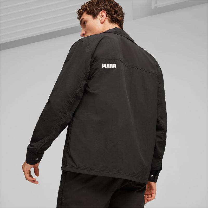 Puma/彪马男运动夹克轻便防风多口袋休闲通勤外套