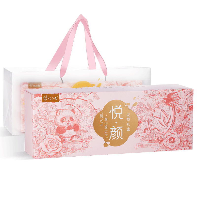 忆江南 悦颜花茶礼盒 190g高清大图