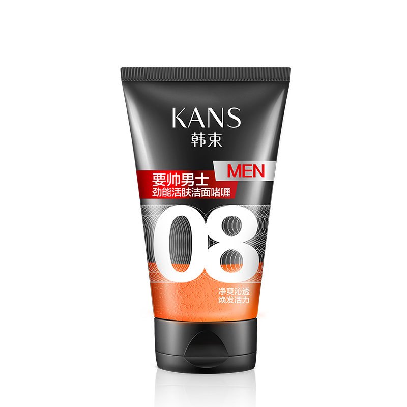 韩束(Kans) 男士劲能活肤洁面啫喱(08)100ml 男士洗面奶 水油平衡