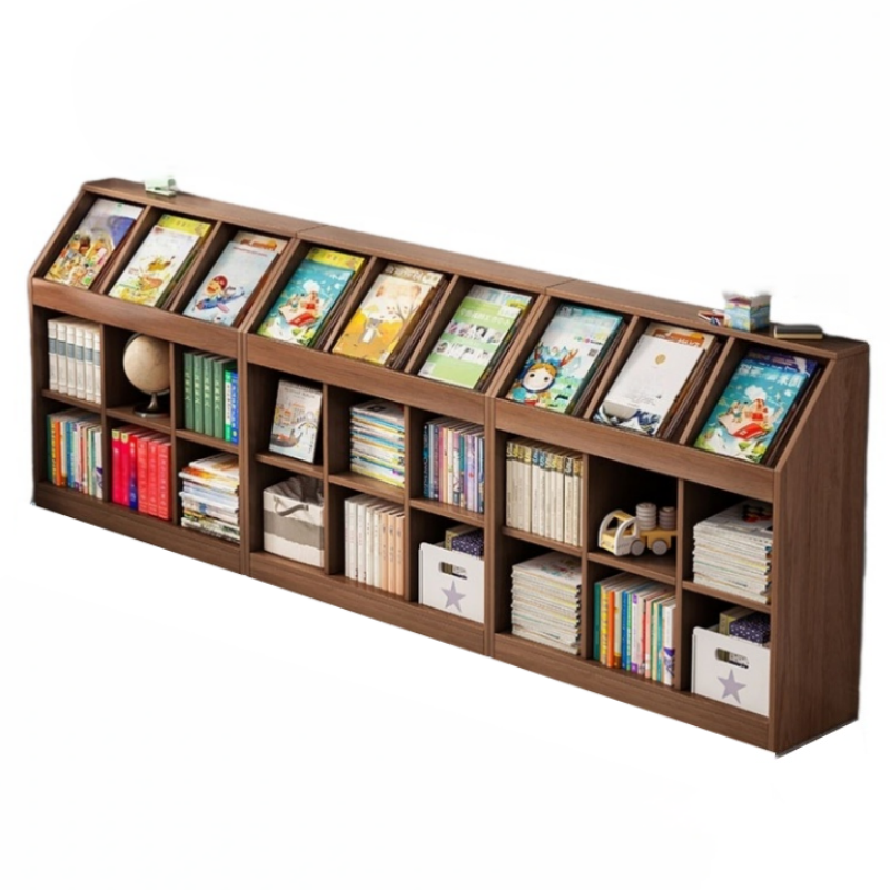 铭思达书架三组282cm套高清大图