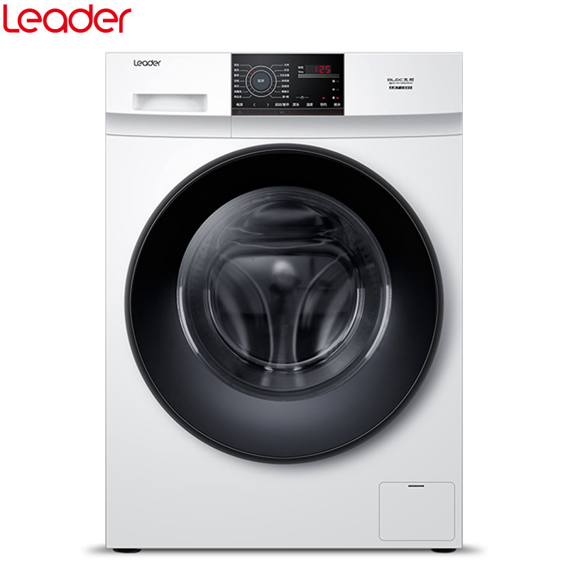 统帅(Leader)海尔出品 10公斤 大容量 变频滚筒洗衣机 巴氏杀菌洗 高温筒自洁 1级能效 @G1012B36W高清大图