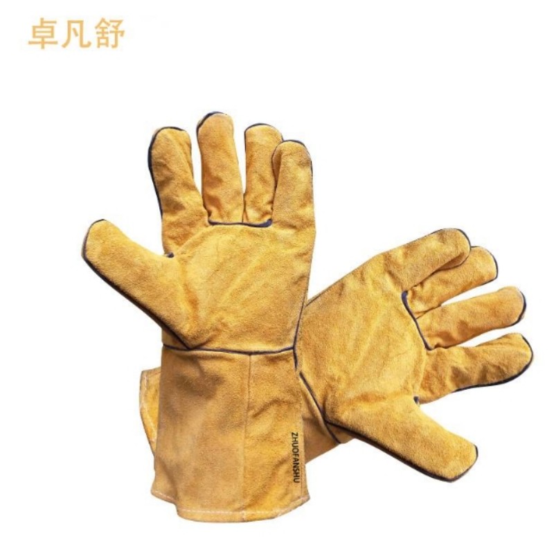 卓凡舒 二层牛皮手套 37公分 双高清大图