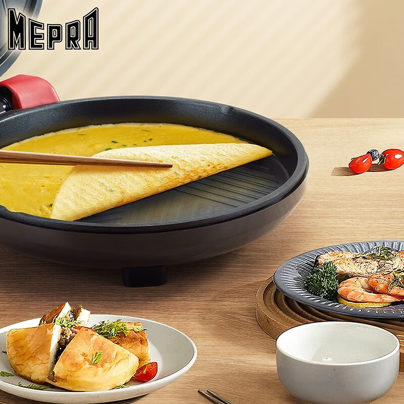 MEPRA 煎烤机(电饼铛)M-DB30红色