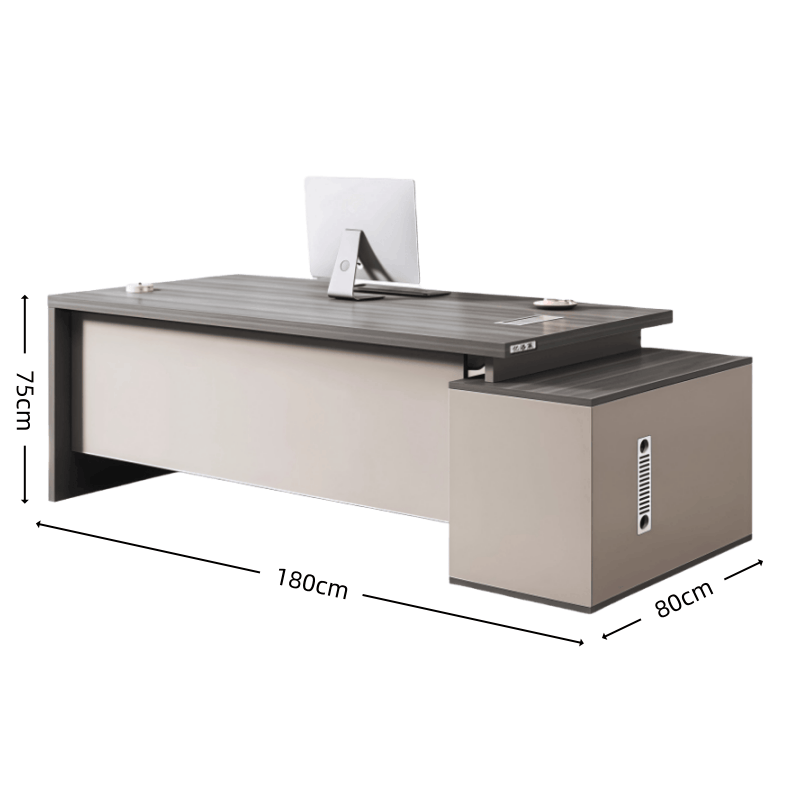 亿洛莱 办公桌 180*80*75cm 张高清大图