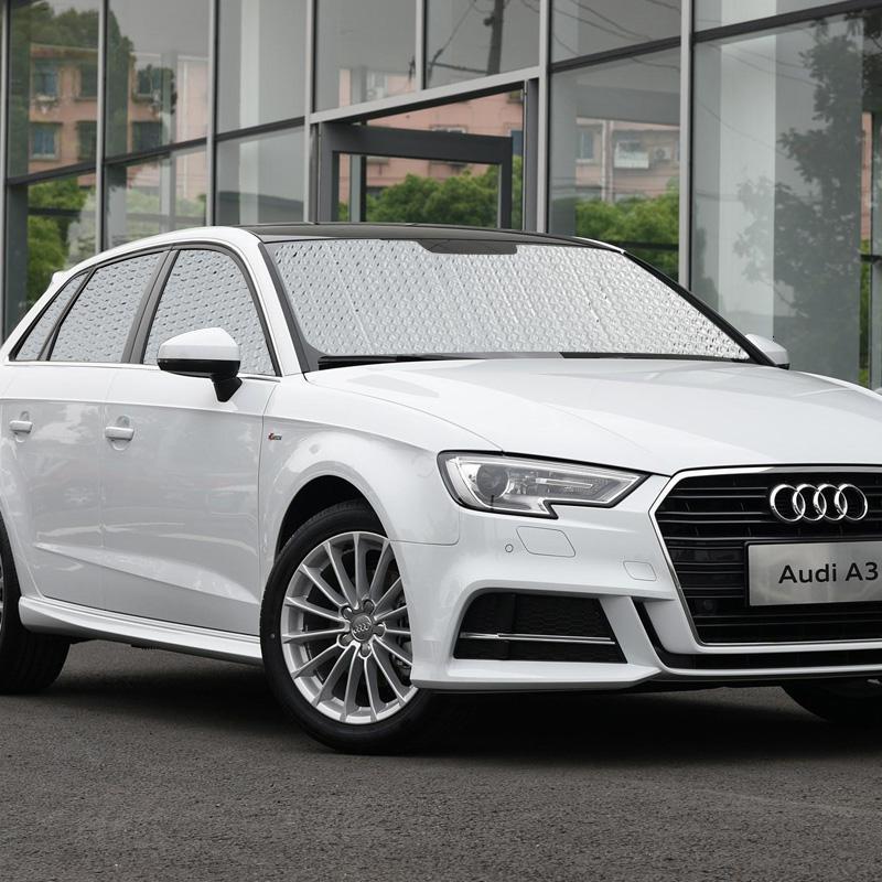 隔热帘加厚前挡风玻璃罩车用遮光板奥迪a3两厢车全车档专车专用视频