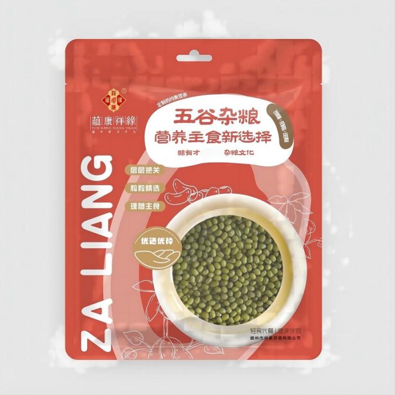 蕴康祥缘五谷杂粮绿豆500g 当季新豆颗粒饱满圆润易煮软糯易起沙豆香浓郁消夏佳品