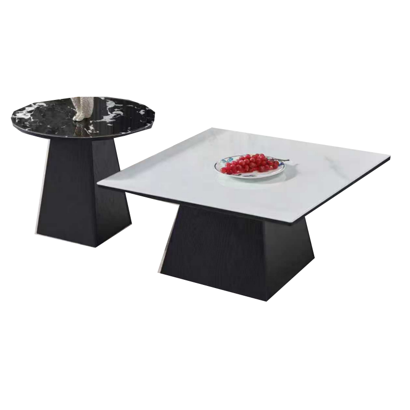 沃灏 茶几组合（主几：850*850*420 边几：600*600*520）高清大图