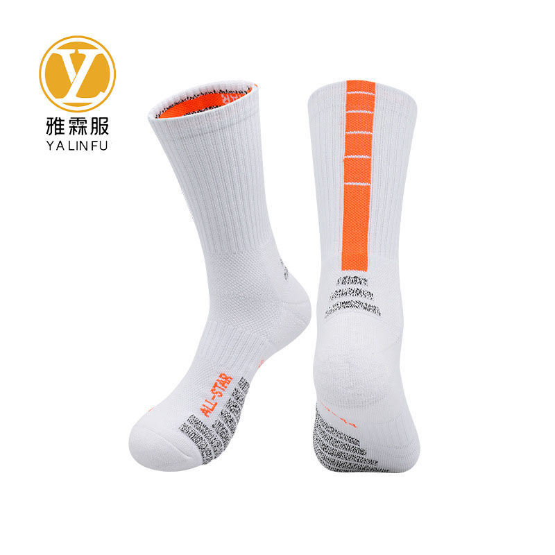 雅霖服 防滑吸汗篮球运动袜YLFWZ104011 双高清大图