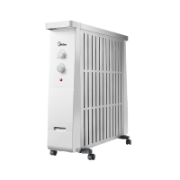 [精选]美的(Midea)NY2213-17B油汀电暖器13片高端防烫加宽内置晾衣架免安装取暖器暖气片 2200W