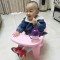 皇豹儿童椅餐椅宝宝叫叫椅幼儿吃饭凳子小椅子塑料靠背椅卡通玩耍凳子椅子