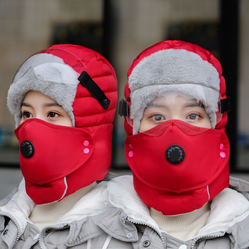 帽女冬天加厚保暖东北护耳棉帽子男冬季户外骑电动车防风防寒帽视频