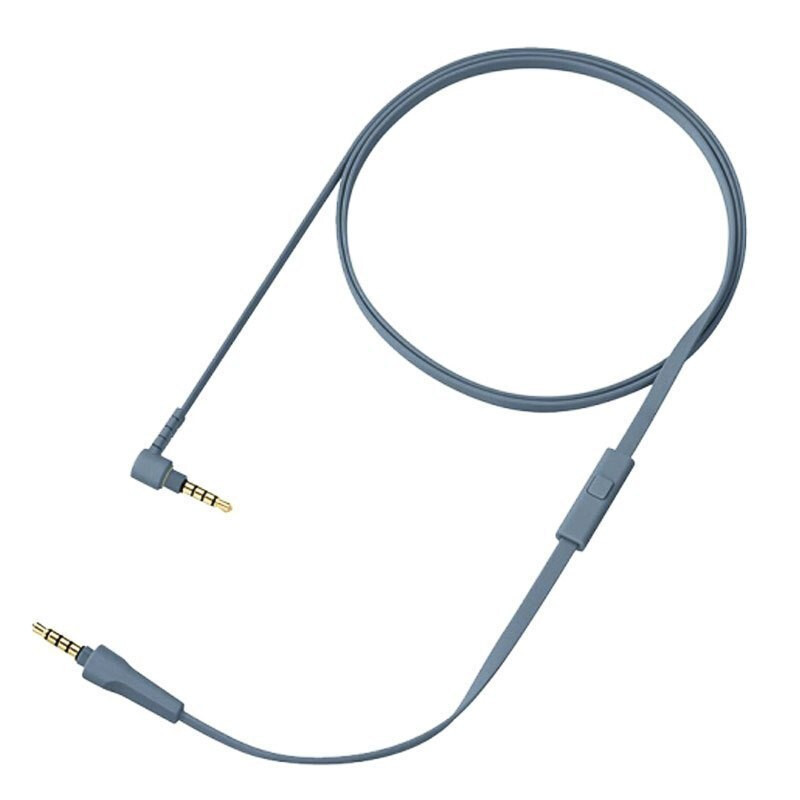 【二手99新】Sony/索尼头戴式蓝牙耳机音乐无线重低音降噪耳麦 【配件齐全】MDR-H600A-蓝-有线