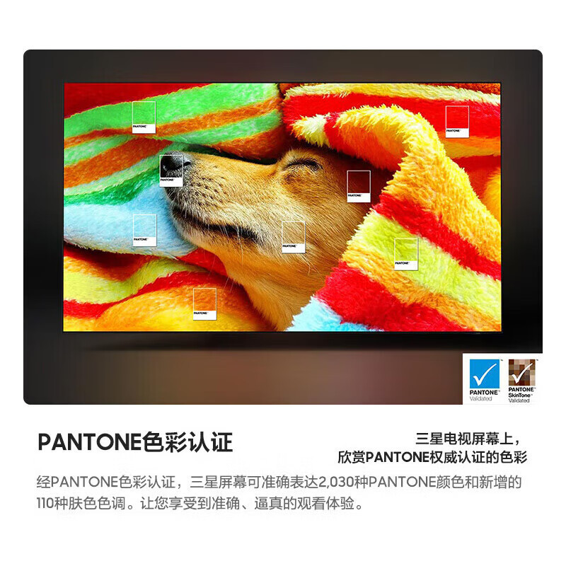 三星(SAMSUNG)75英寸 QA75Q80DAJXXZ QLED量子点超薄4K全面屏 AI芯片120HZ画面影像增强