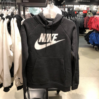 NIKE耐克女装2018秋冬新款运动休闲服舒适加绒保暖卫衣套头衫930914-032 D