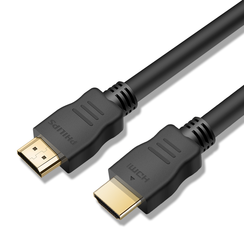 飞利浦hdmi线2.0版4k高清线3d数据连接线电脑电视连接投影仪机顶盒信号笔记本音视频线 1米 SWV7117A
