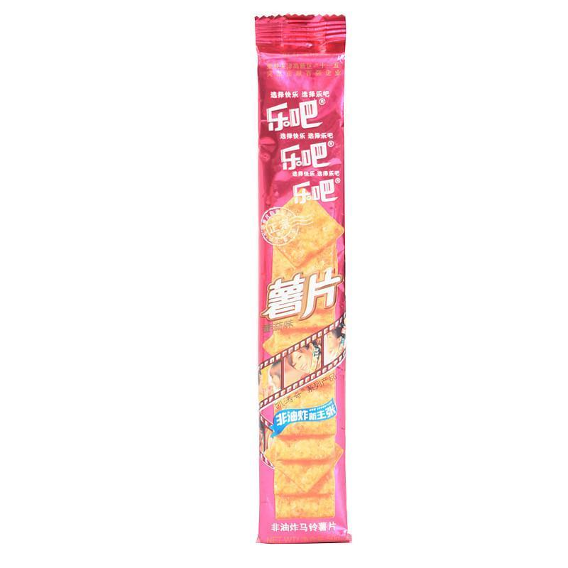 乐吧 非油炸番茄味薯片50g/装