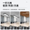 佛山照明(FSL) 办公吊线灯盘220V 48W 1200*300mm 57K熙凡系列 白/黑