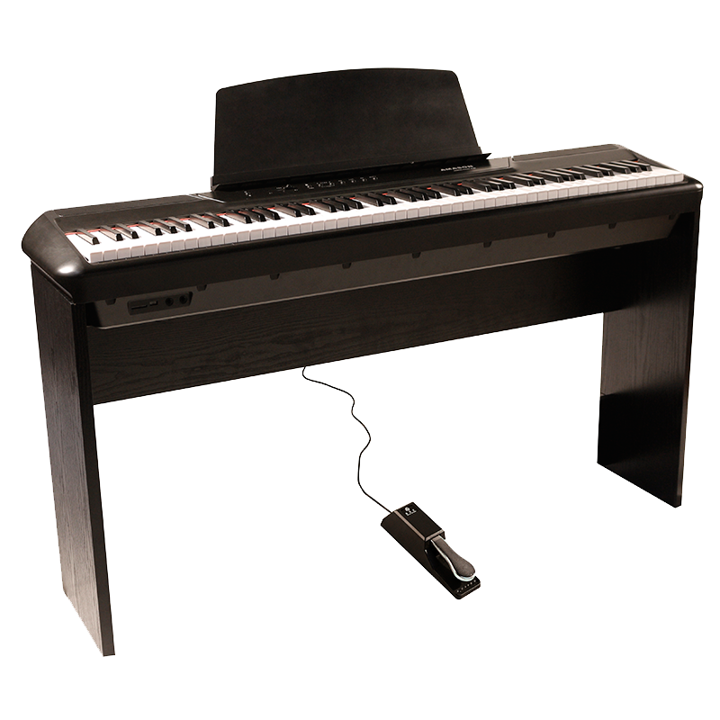 珠江艾茉森电钢琴88键重锤p60初学者电子数码钢琴专业便携式家用