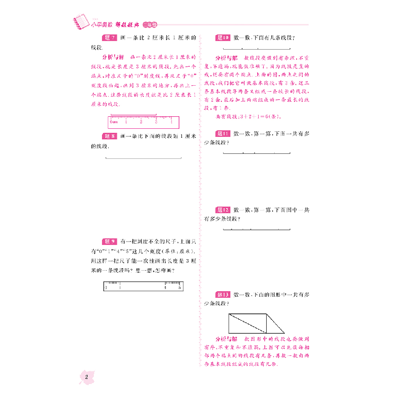 醉染图书小学奥数解题题典 2年级9787563058808高清大图
