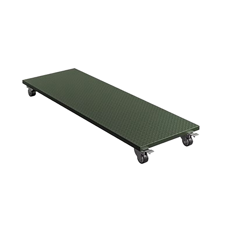 鑫金虎 军绿色移动托盘钢制物资装备周转托盘宽60cm高清大图