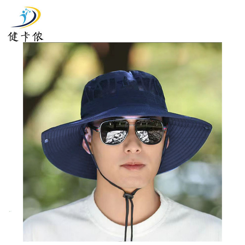 健卡侬 男士防晒遮阳帽 JZ4/顶高清大图