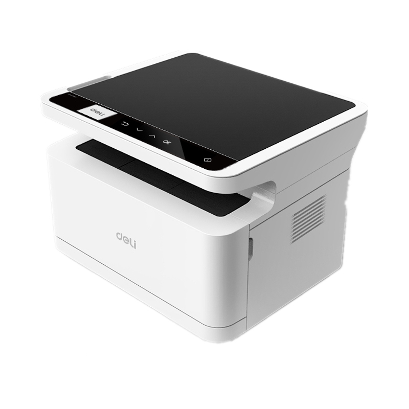 得力(deli) M2000DNW打印机 黑白激光多功能一体机家用办公商用黑白打印机(双面无线WIFI) 白色
