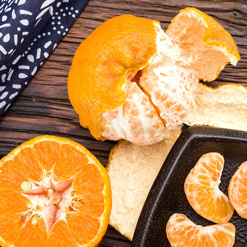 [西沛生鲜]新鲜椪柑 净重5斤 芦柑子新鲜水果当季椪柑现发整箱柑橘酸甜鲜果橘子高清大图