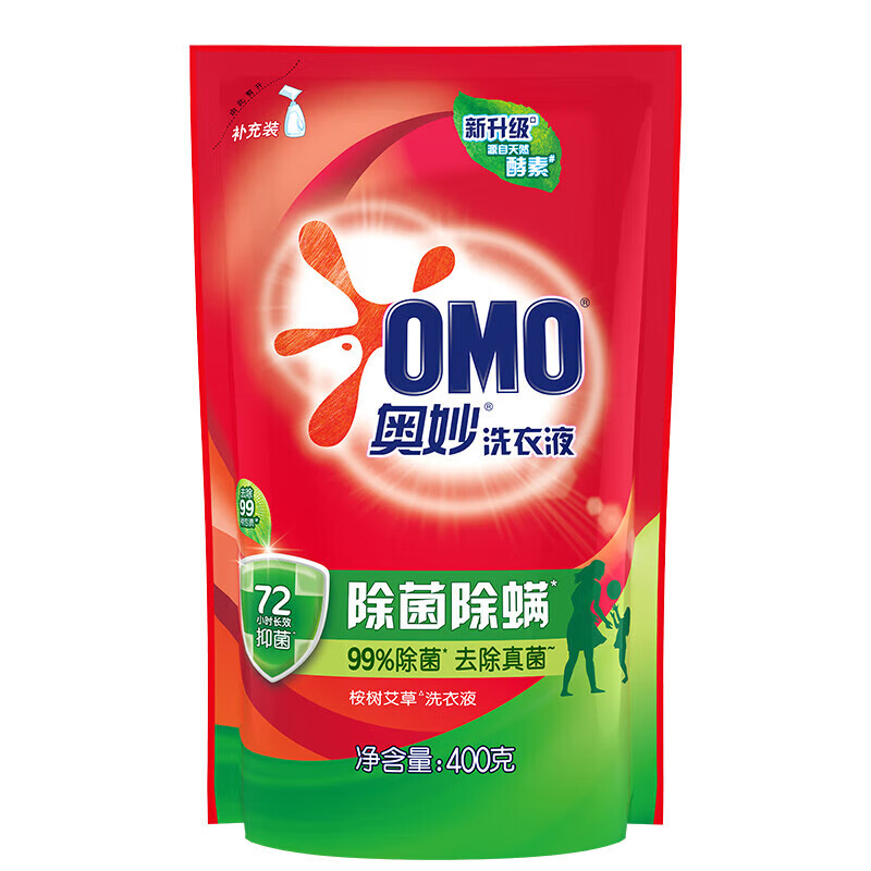 奥妙(omo) 除菌除螨洗衣液400g