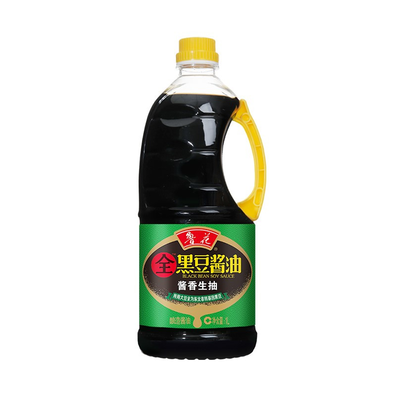 鲁花全黑豆酱香生抽酱油 1L*12瓶*3箱共36瓶