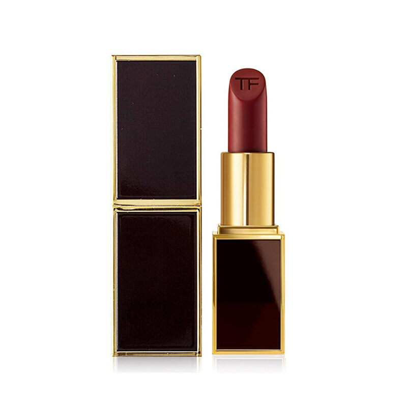 Tom Ford汤姆福特 TF口红TF白管黑管新品细管口红润唇膏3g哑光版08 Velvet Cherry 车厘子色