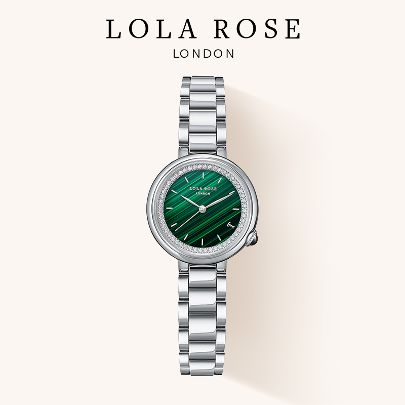 Lola Rose罗拉玫瑰 小绿表手表女款气质女士手表