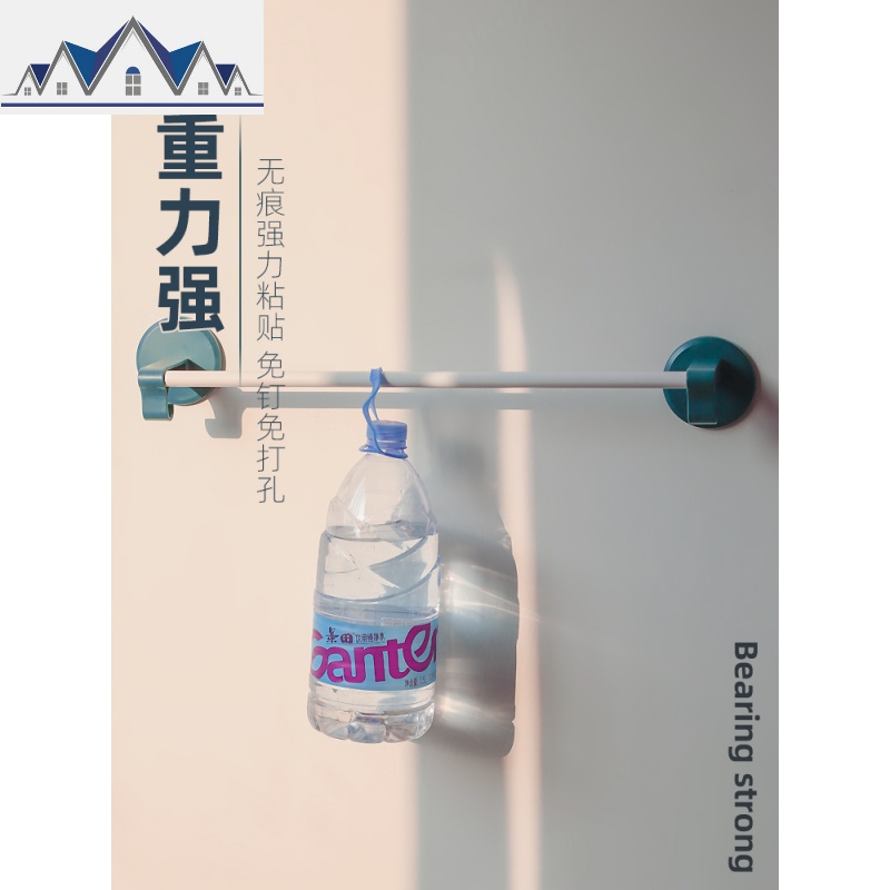 浴室拖鞋架卫生间吸盘式粘贴挂鞋放的架子厕所免打孔凉拖挂架 三维工匠收纳层架高清大图