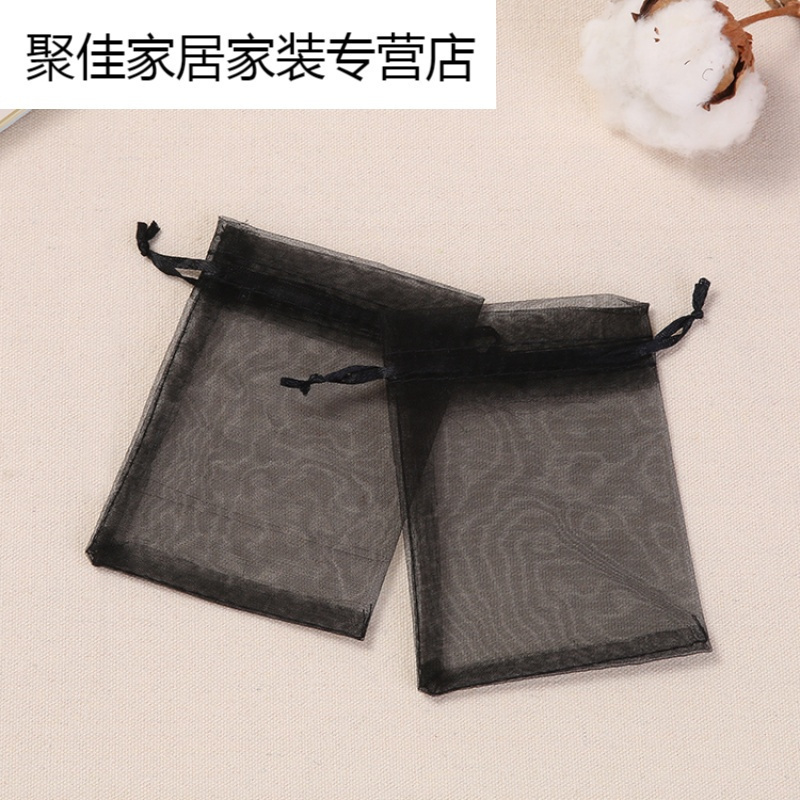 家柏饰(CORATED)黑束口纱袋袋袋袋防尘配饰收纳袋高清大图