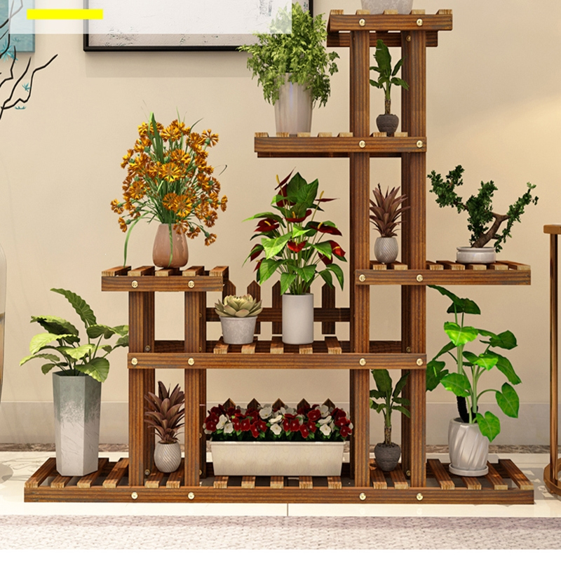 阿斯卡利ascari客厅木质花架子多层室内阳台落地花盆架多肉绿萝装饰