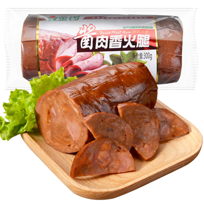 金锣酱肉香火腿300g*2袋装 火腿 方便速食肉制品 下酒菜