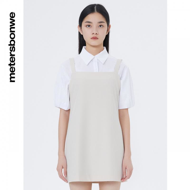 [2件2折价:59]美特斯邦威梭织连身裙图片