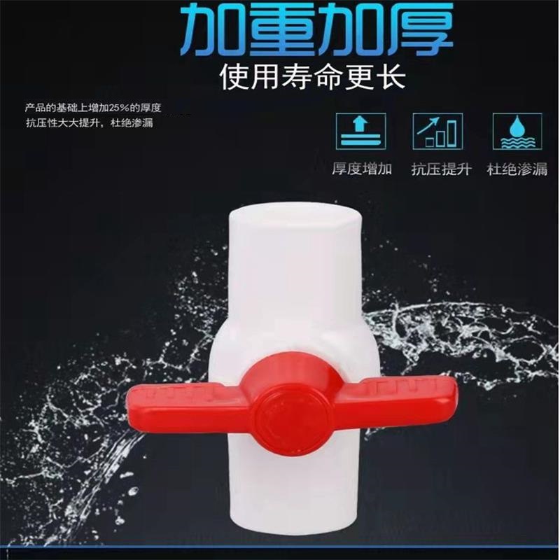 盛京联硕 PPR全塑球阀40(1.2寸)全塑插口 个高清大图