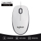 [自营官方旗舰店]罗技M100r 有线鼠标 大手鼠标 笔记本电脑办公鼠标 家用对称鼠标 三年质保(白色)