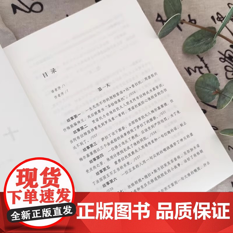 十日谈 欧洲现实主义文学先驱人大教授陈世丹译作 毛姆 比肩鼠疫失明症漫记的灾难文学 正版书籍小说书 中国友谊出版公司高清大图