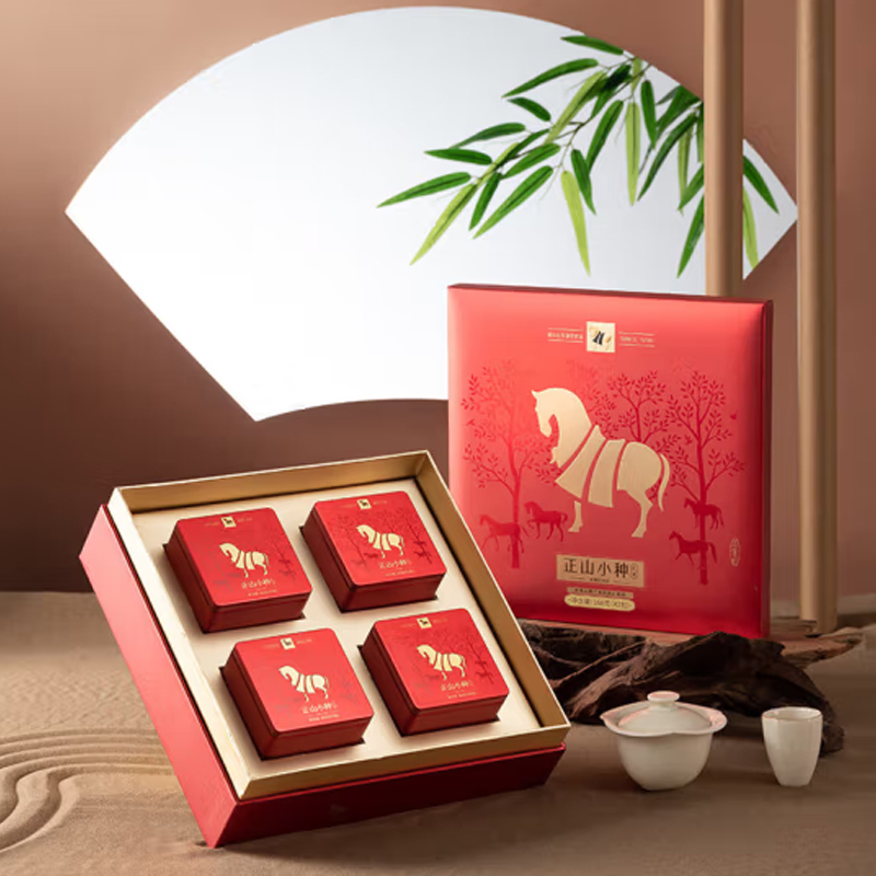八马茶业(BAMA TEA)红茶·正山小种(金索红1000)168克高清大图